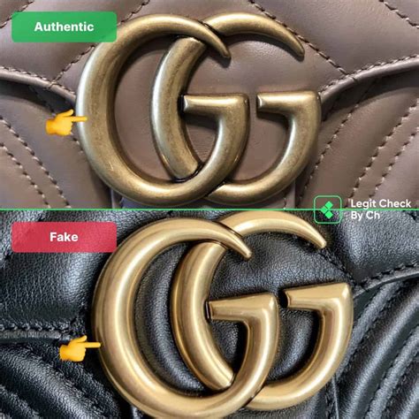 gucci marmont bag original vs fake|authenticate Gucci Marmont raffia slides.